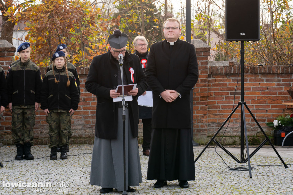 Uroczystość 104. rocznicy odzyskania przez Polskę Niepodległości w Strykowie