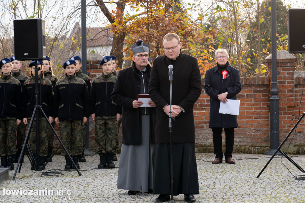 Uroczystość 104. rocznicy odzyskania przez Polskę Niepodległości w Strykowie