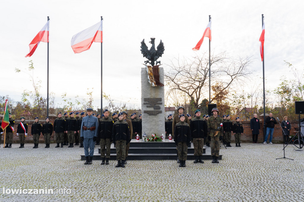 Uroczystość 104. rocznicy odzyskania przez Polskę Niepodległości w Strykowie