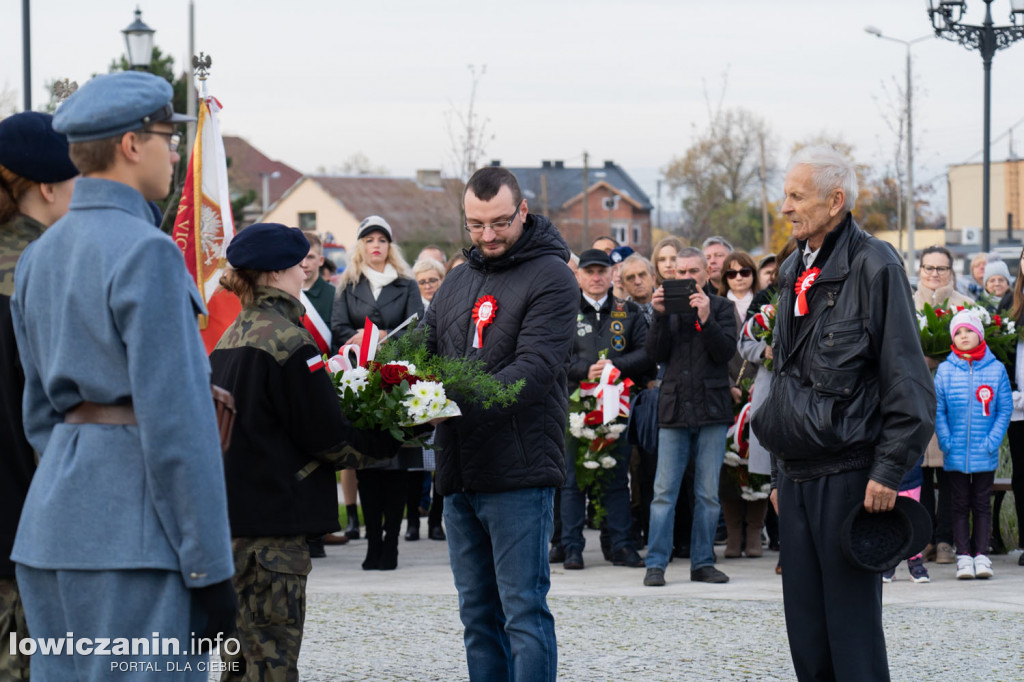 Uroczystość 104. rocznicy odzyskania przez Polskę Niepodległości w Strykowie
