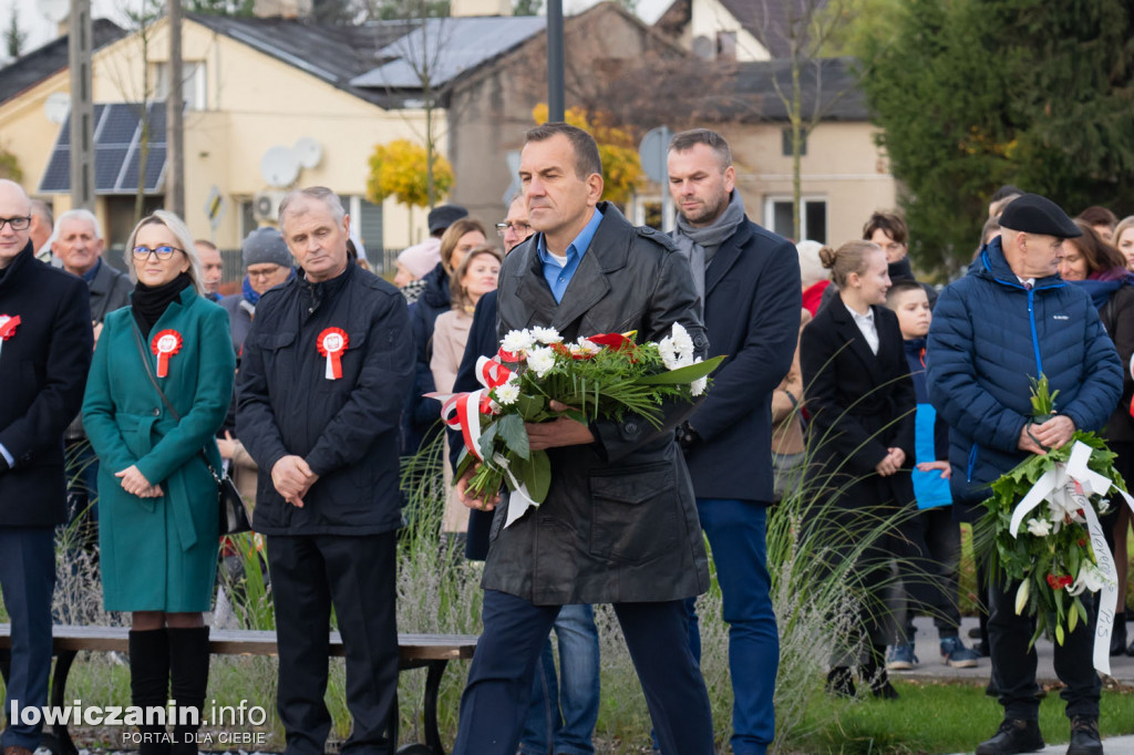 Uroczystość 104. rocznicy odzyskania przez Polskę Niepodległości w Strykowie