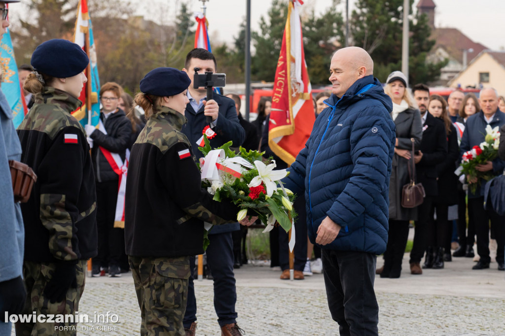Uroczystość 104. rocznicy odzyskania przez Polskę Niepodległości w Strykowie