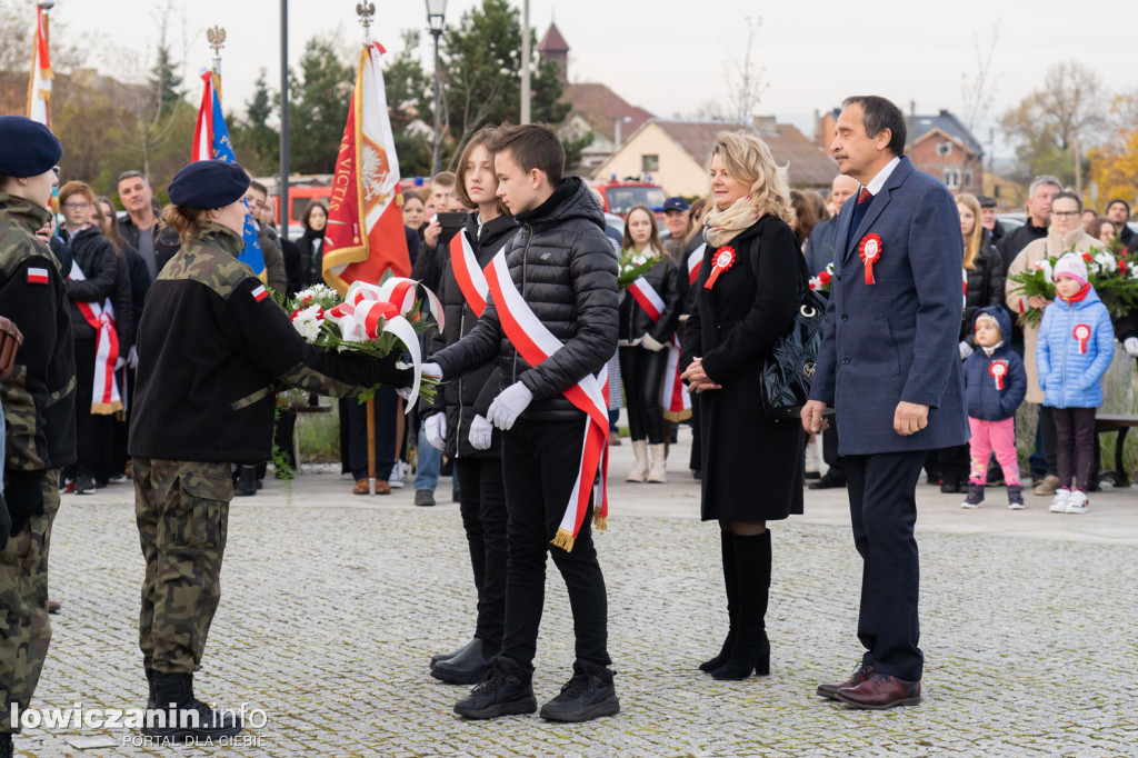 Uroczystość 104. rocznicy odzyskania przez Polskę Niepodległości w Strykowie