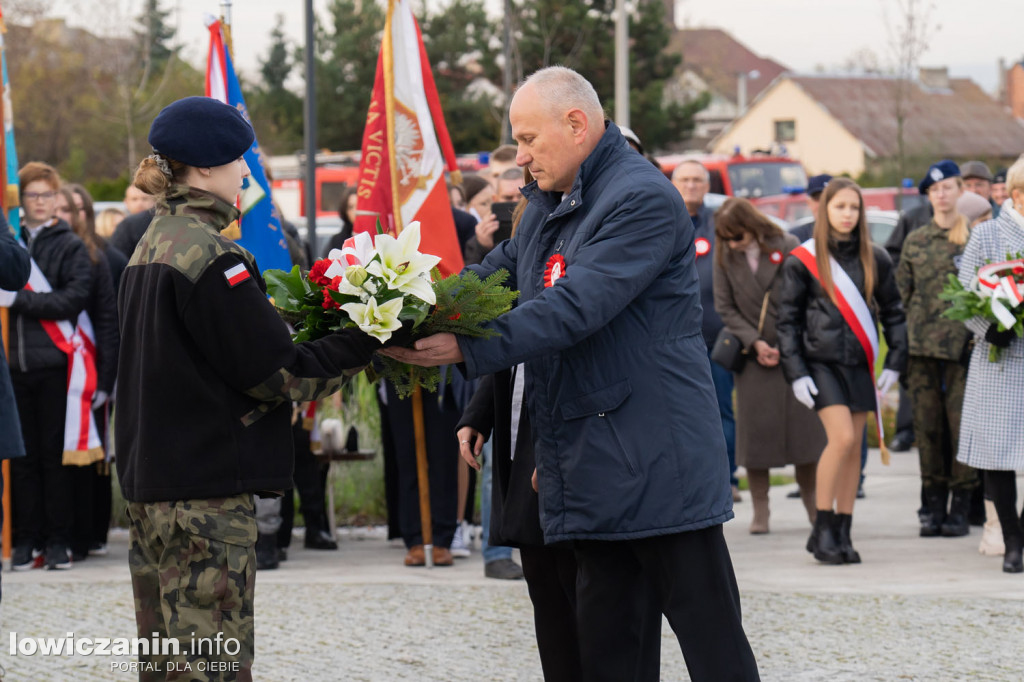 Uroczystość 104. rocznicy odzyskania przez Polskę Niepodległości w Strykowie