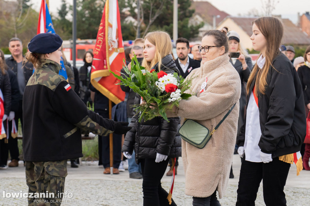 Uroczystość 104. rocznicy odzyskania przez Polskę Niepodległości w Strykowie