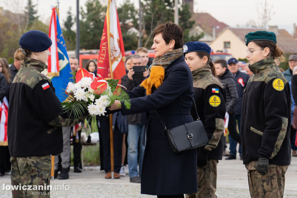 Uroczystość 104. rocznicy odzyskania przez Polskę Niepodległości w Strykowie