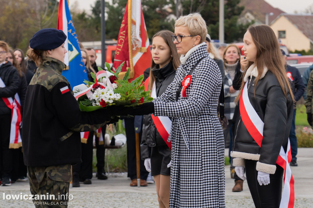 Uroczystość 104. rocznicy odzyskania przez Polskę Niepodległości w Strykowie