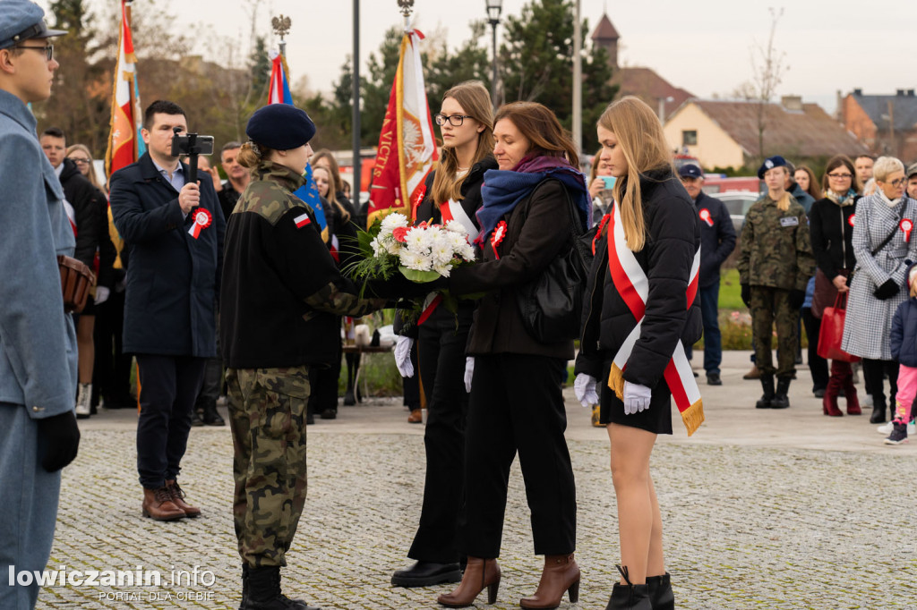 Uroczystość 104. rocznicy odzyskania przez Polskę Niepodległości w Strykowie