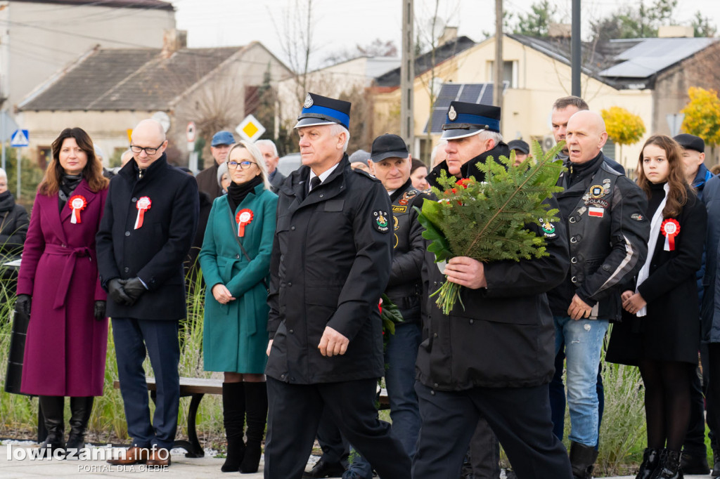 Uroczystość 104. rocznicy odzyskania przez Polskę Niepodległości w Strykowie