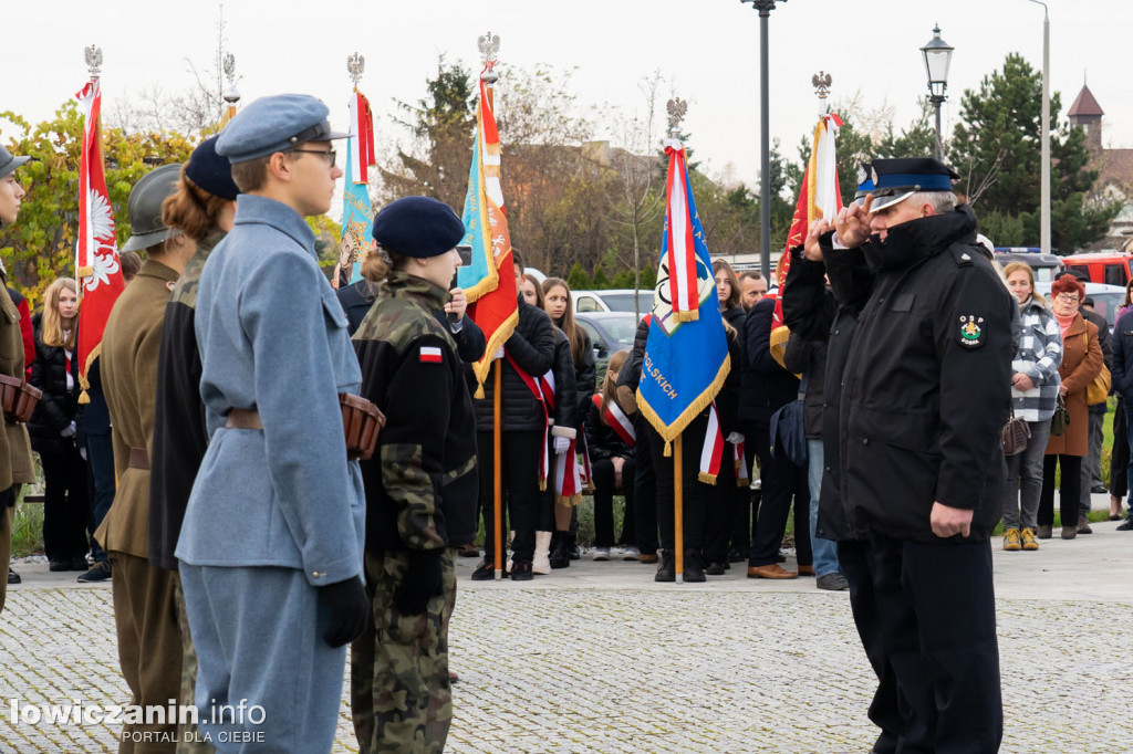 Uroczystość 104. rocznicy odzyskania przez Polskę Niepodległości w Strykowie