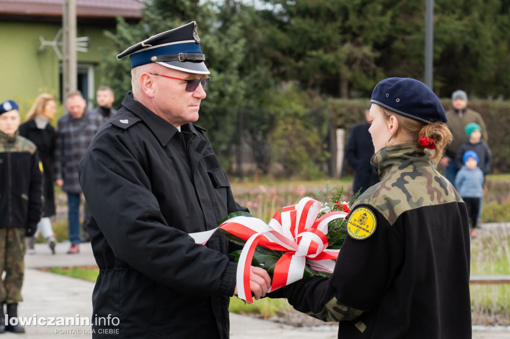 Uroczystość 104. rocznicy odzyskania przez Polskę Niepodległości w Strykowie