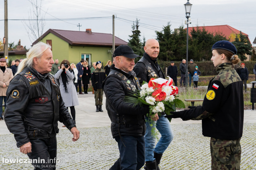 Uroczystość 104. rocznicy odzyskania przez Polskę Niepodległości w Strykowie