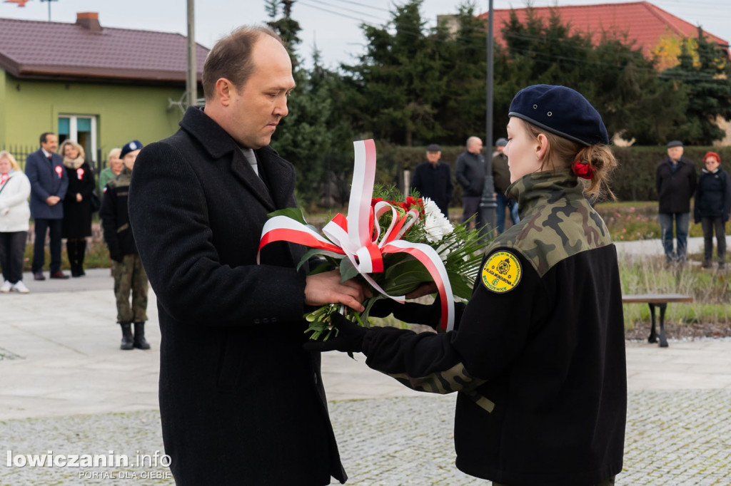 Uroczystość 104. rocznicy odzyskania przez Polskę Niepodległości w Strykowie