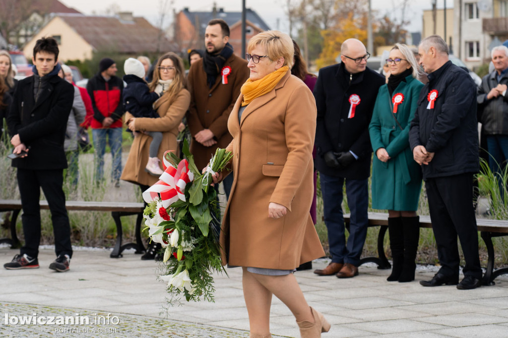 Uroczystość 104. rocznicy odzyskania przez Polskę Niepodległości w Strykowie