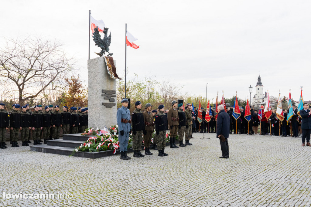 Uroczystość 104. rocznicy odzyskania przez Polskę Niepodległości w Strykowie
