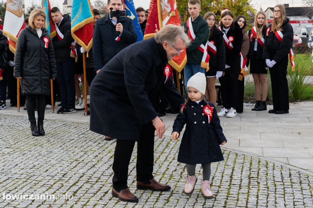Uroczystość 104. rocznicy odzyskania przez Polskę Niepodległości w Strykowie