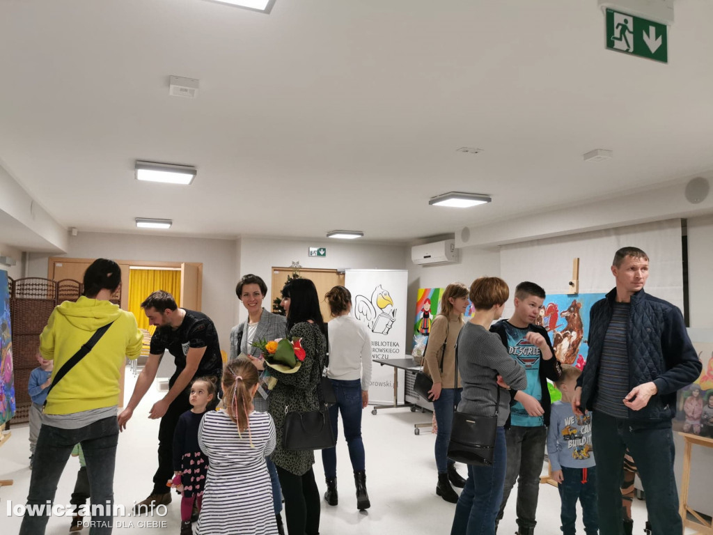 Wernisaż w Bibliotece Miejskiej w Łowiczu