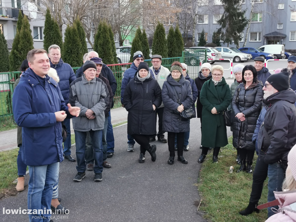 Prezes ŁSM na os. Dąbrowskiego