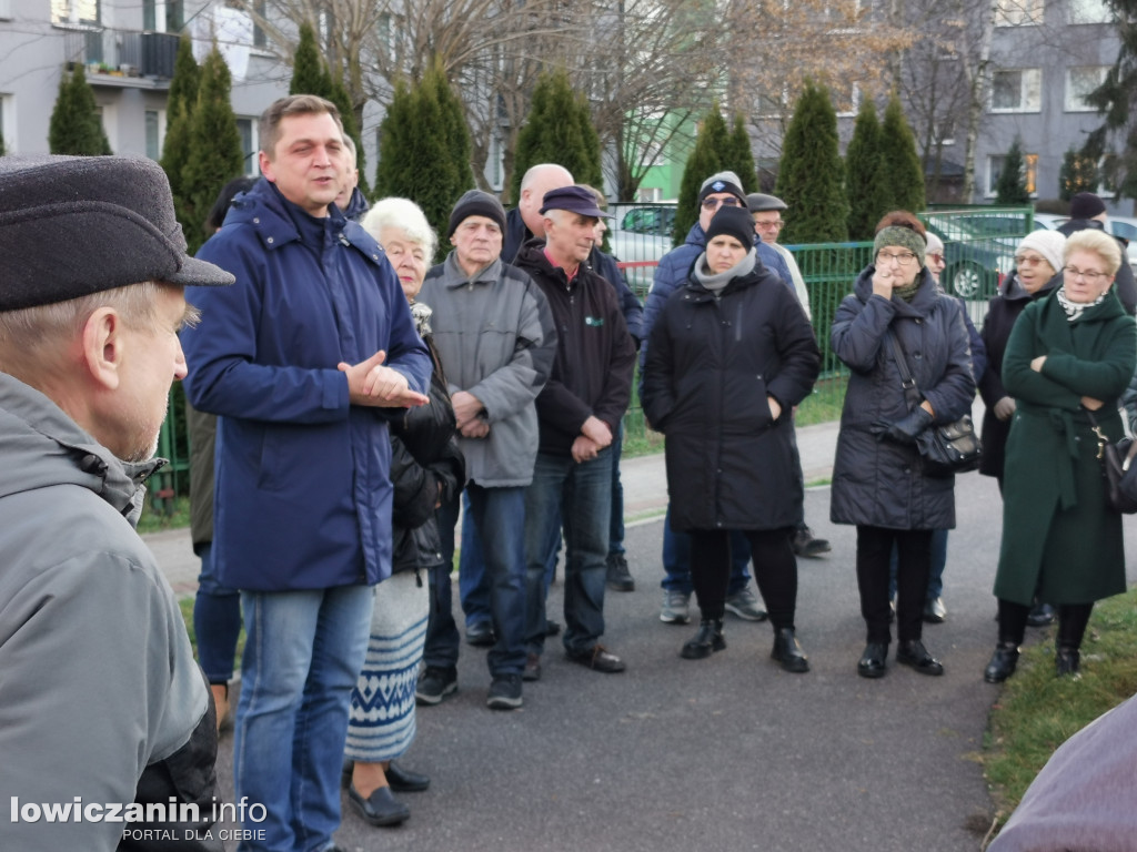 Prezes ŁSM na os. Dąbrowskiego