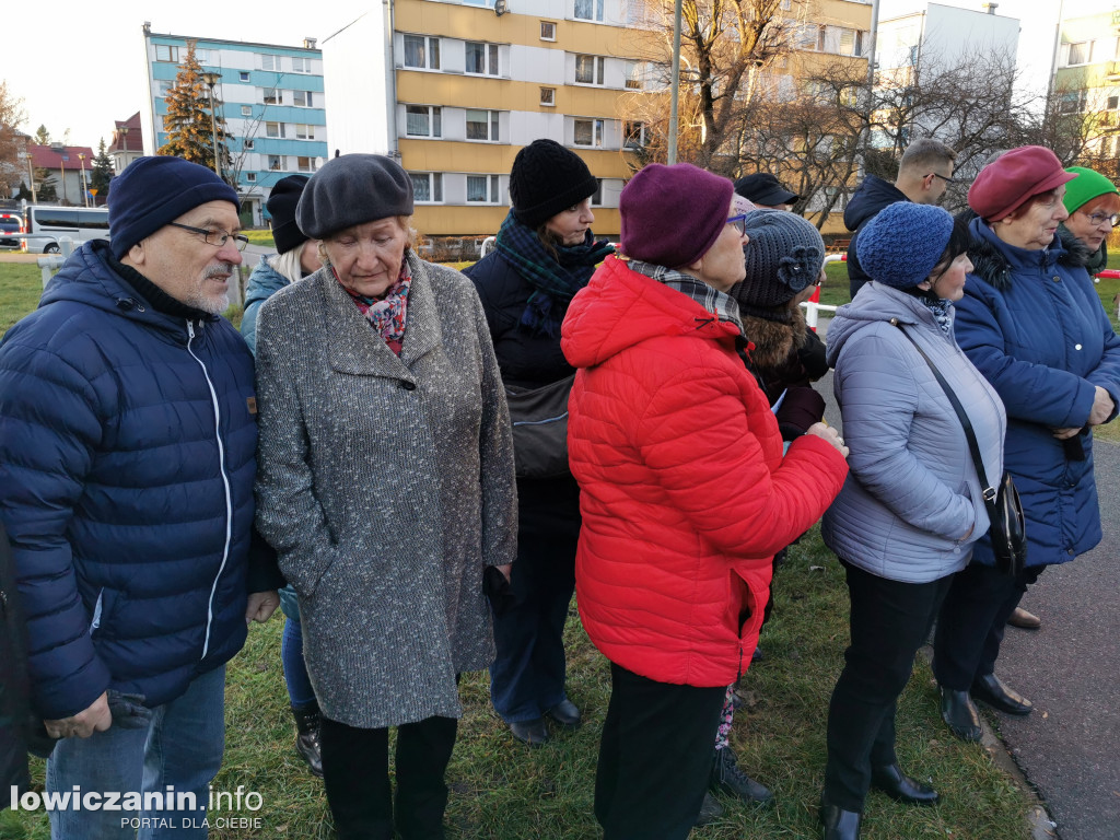 Prezes ŁSM na os. Dąbrowskiego
