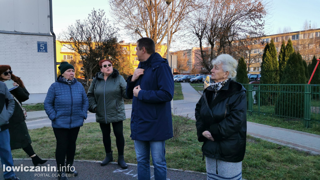 Prezes ŁSM na os. Dąbrowskiego
