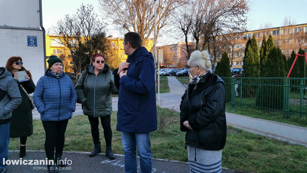 Prezes ŁSM na os. Dąbrowskiego