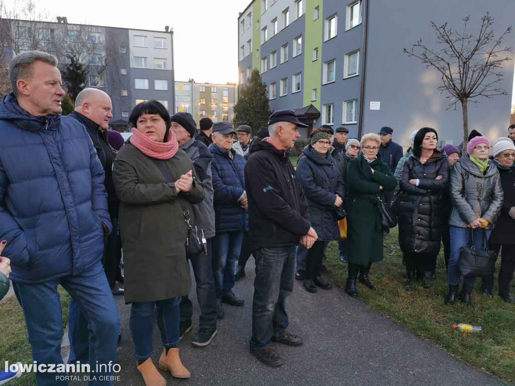 Prezes ŁSM na os. Dąbrowskiego
