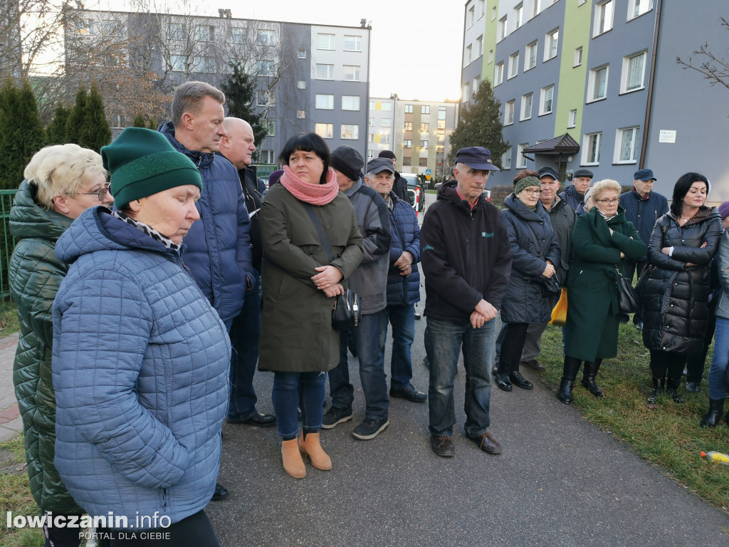 Prezes ŁSM na os. Dąbrowskiego