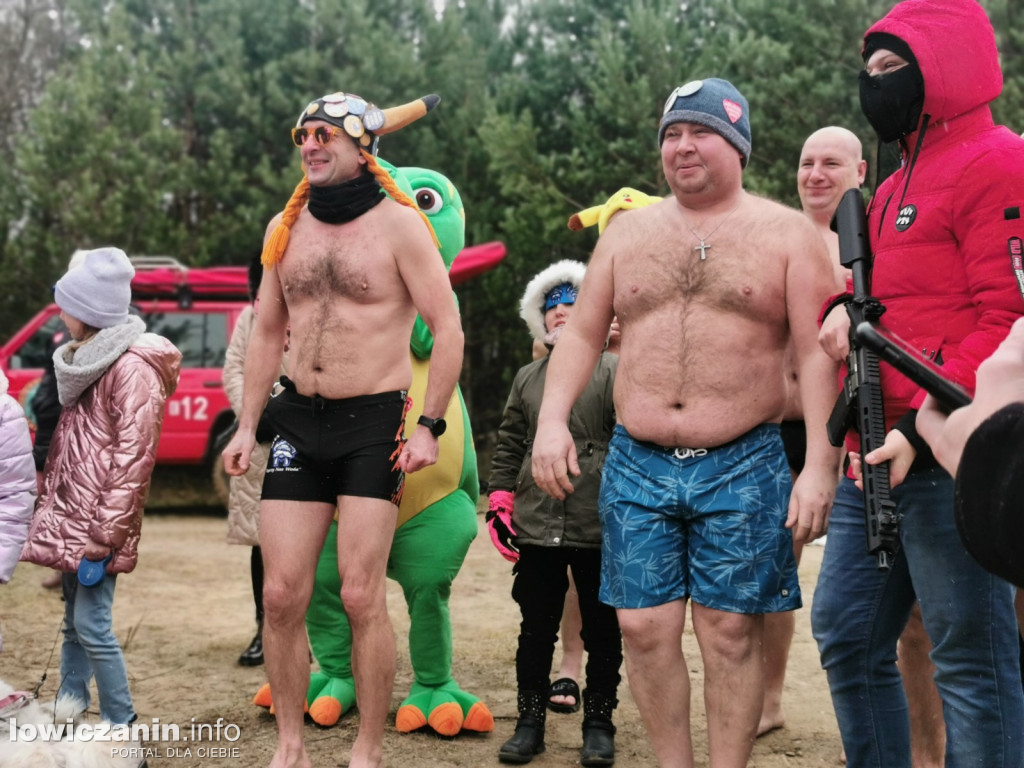 WOŚP ŁOWICZ. Morsowanie pod Dąbkowicami