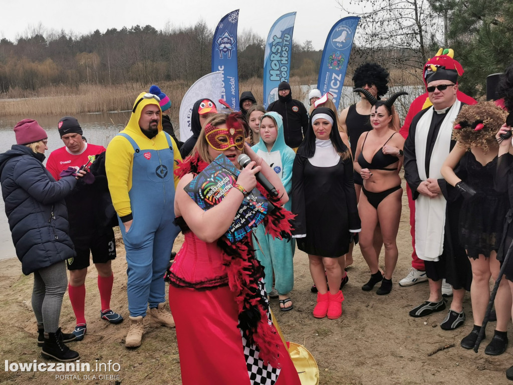 WOŚP ŁOWICZ. Morsowanie pod Dąbkowicami
