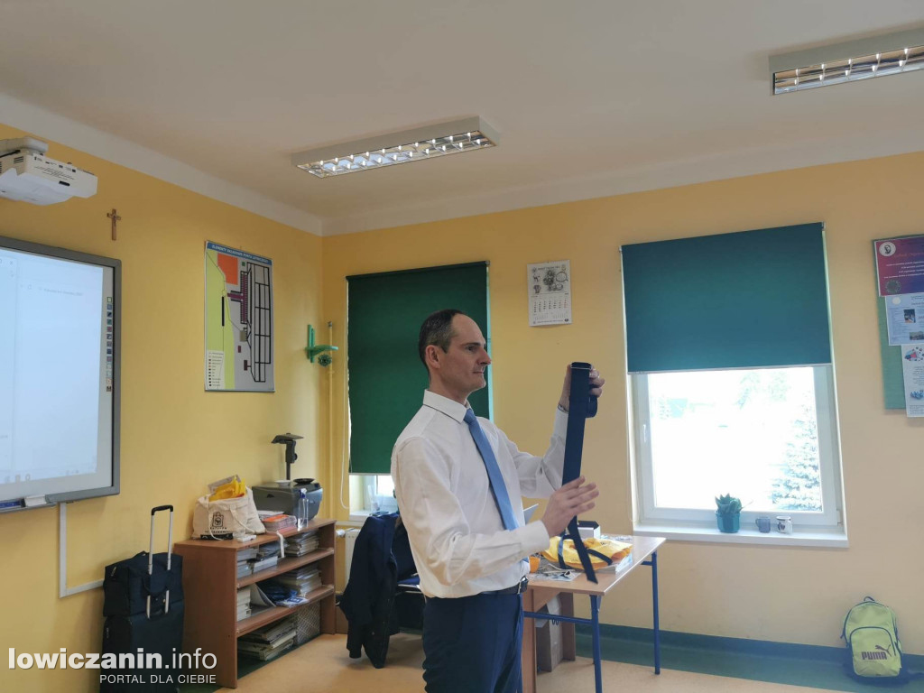 Kurs dla przyszłych stewardów w ZSP 3 w Łowiczu
