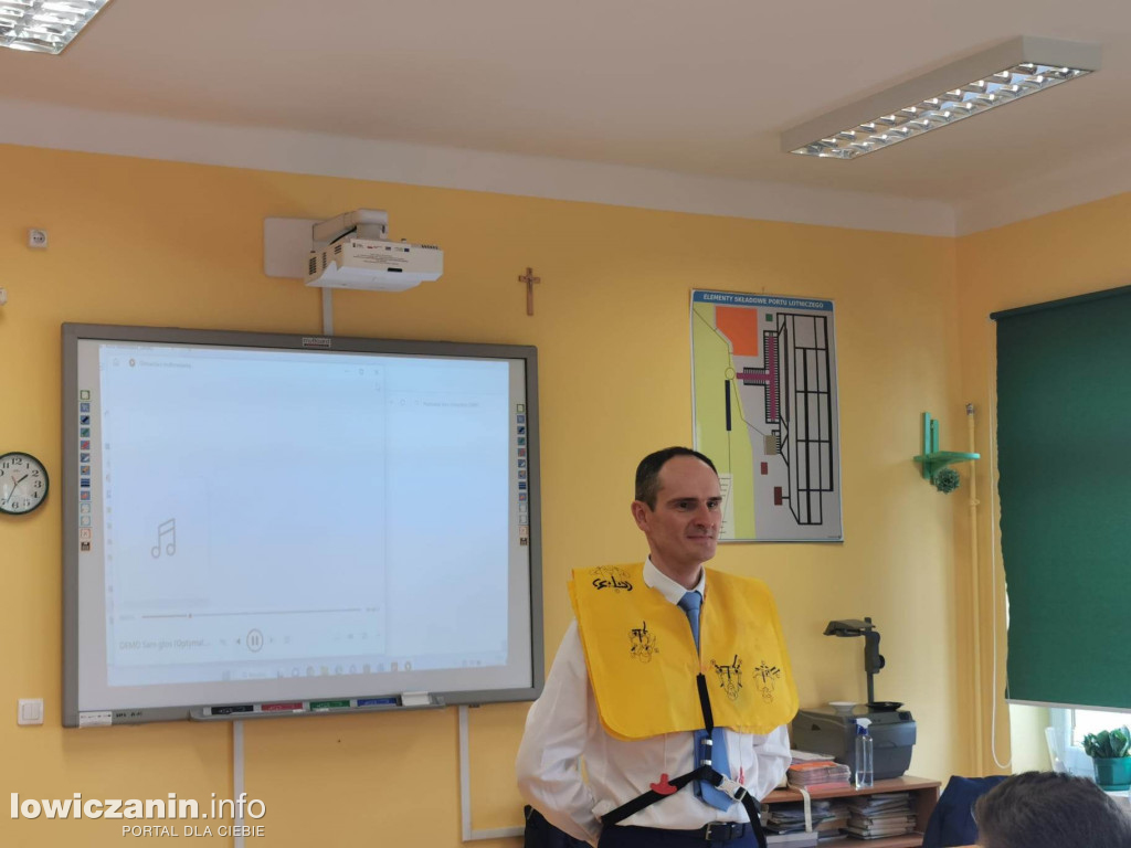 Kurs dla przyszłych stewardów w ZSP 3 w Łowiczu