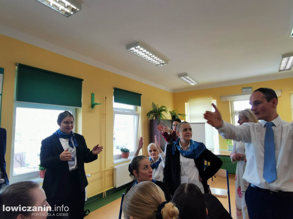 Kurs dla przyszłych stewardów w ZSP 3 w Łowiczu