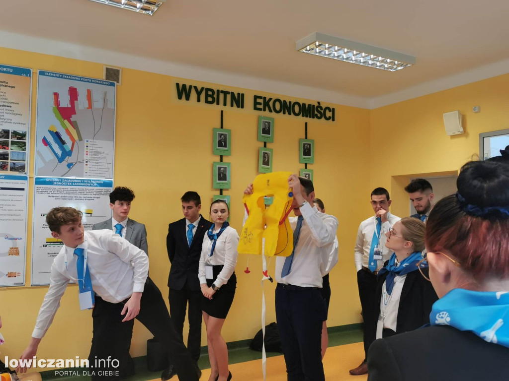 Kurs dla przyszłych stewardów w ZSP 3 w Łowiczu