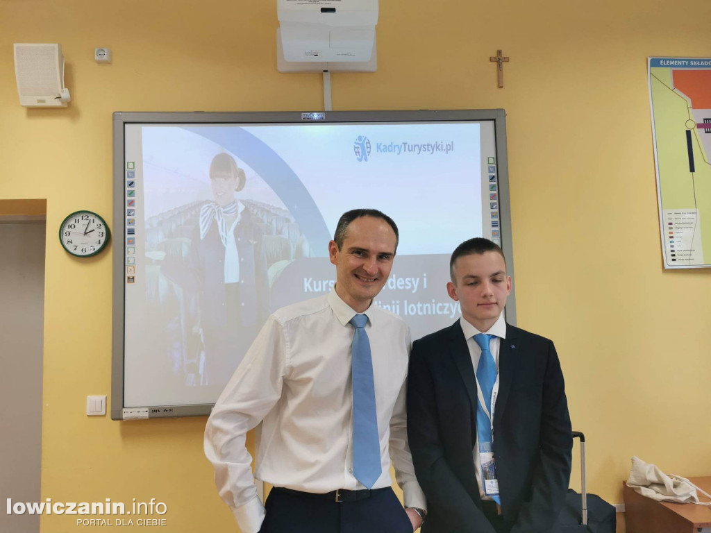 Kurs dla przyszłych stewardów w ZSP 3 w Łowiczu