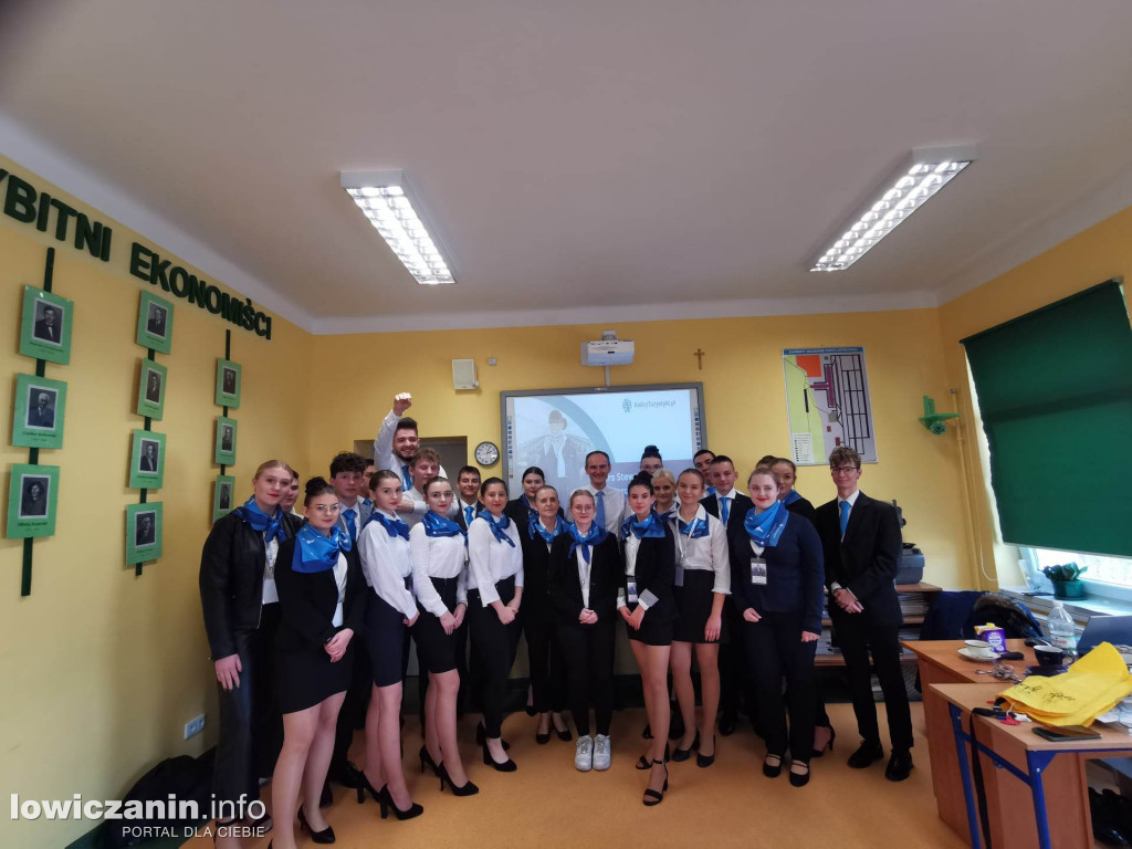 Kurs dla przyszłych stewardów w ZSP 3 w Łowiczu