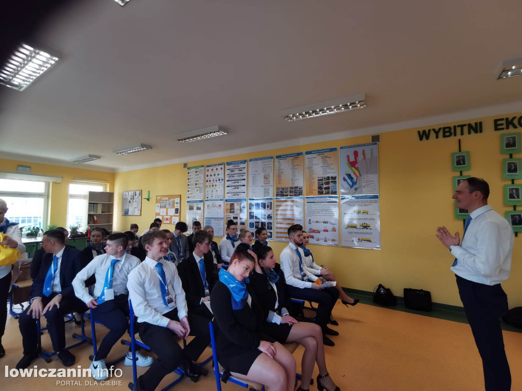 Kurs dla przyszłych stewardów w ZSP 3 w Łowiczu