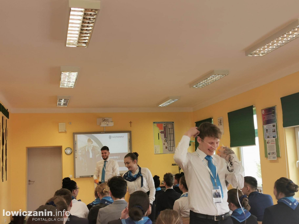 Kurs dla przyszłych stewardów w ZSP 3 w Łowiczu