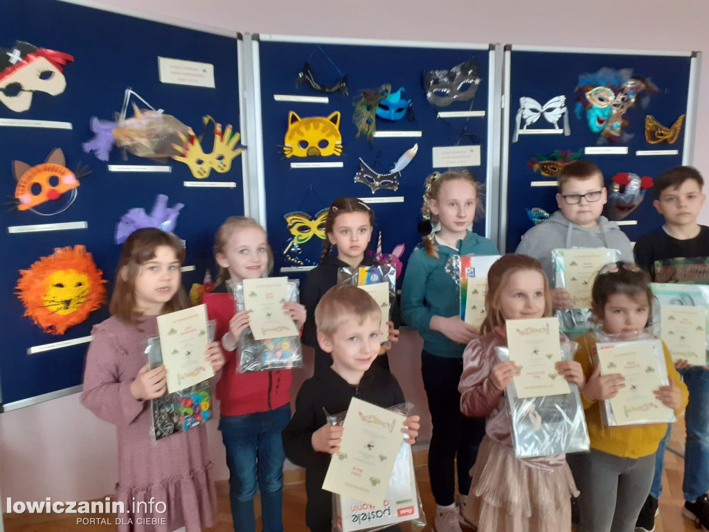 Biblioteka w Nieborowie - rozstrzygnięcie konkursu „Maska karnawałowa”