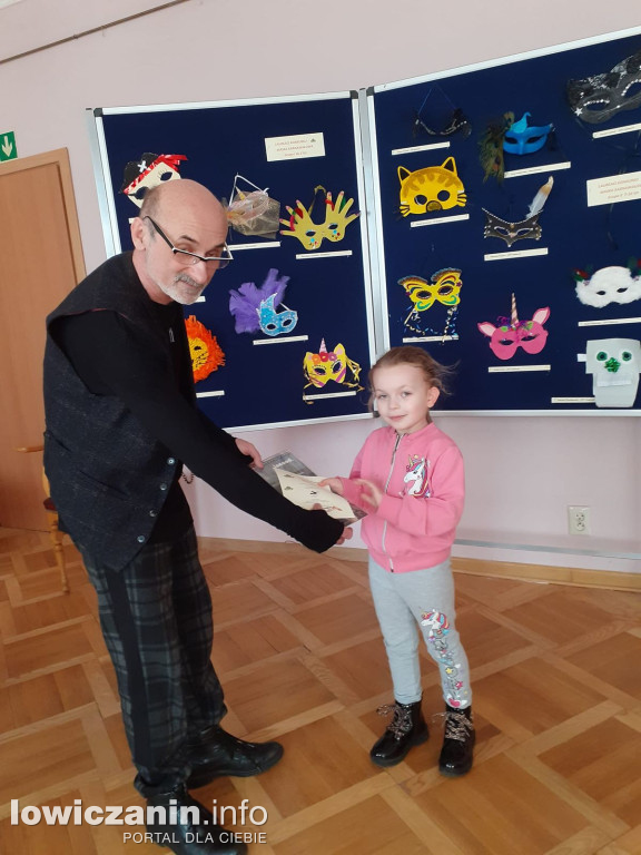 Biblioteka w Nieborowie - rozstrzygnięcie konkursu „Maska karnawałowa”