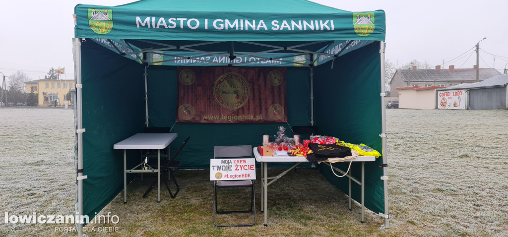 Zbiórka krwi w Sannikach