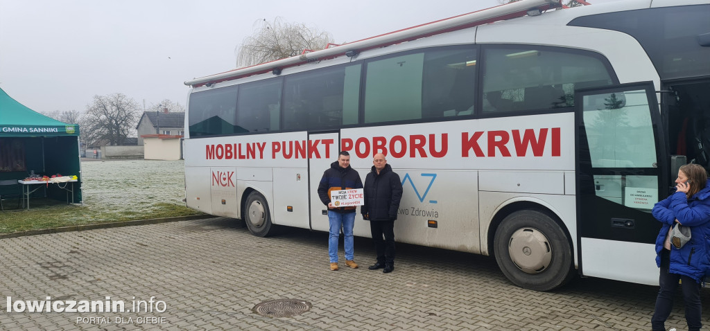Zbiórka krwi w Sannikach