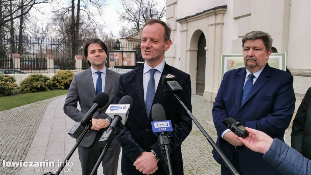 Marszałek Schreiber w Łowiczu o „Z operą przez Łódzkie”.