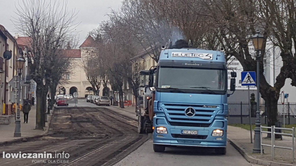 Prace na moście w ul. Mostowej