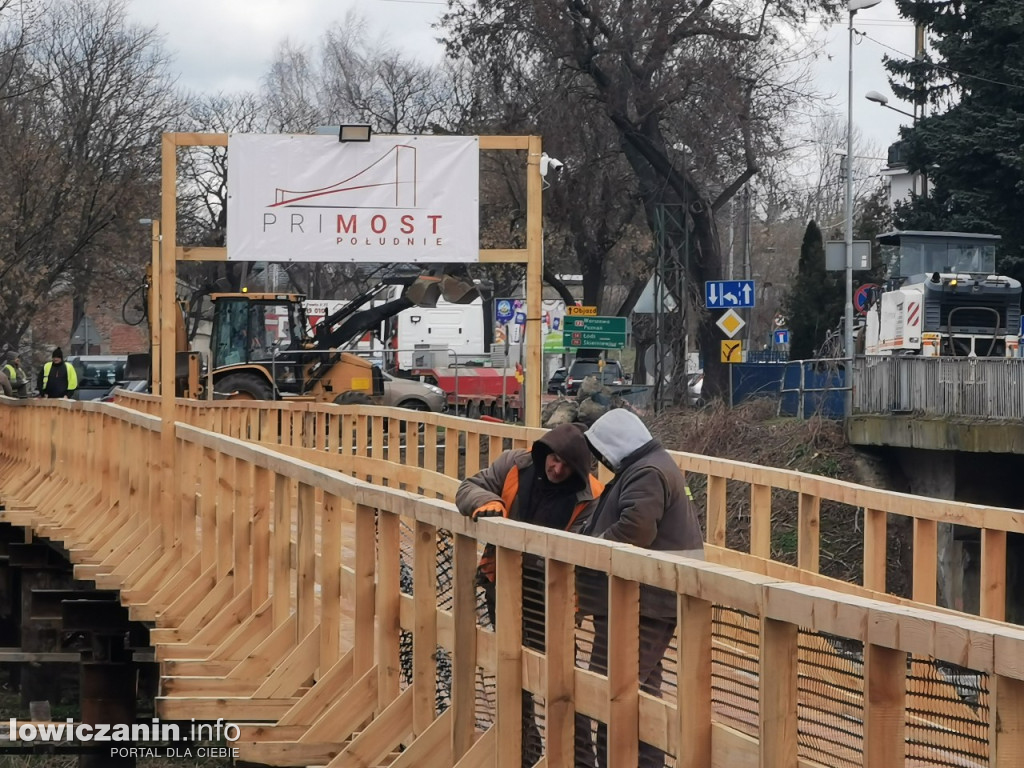 Prace na moście w ul. Mostowej