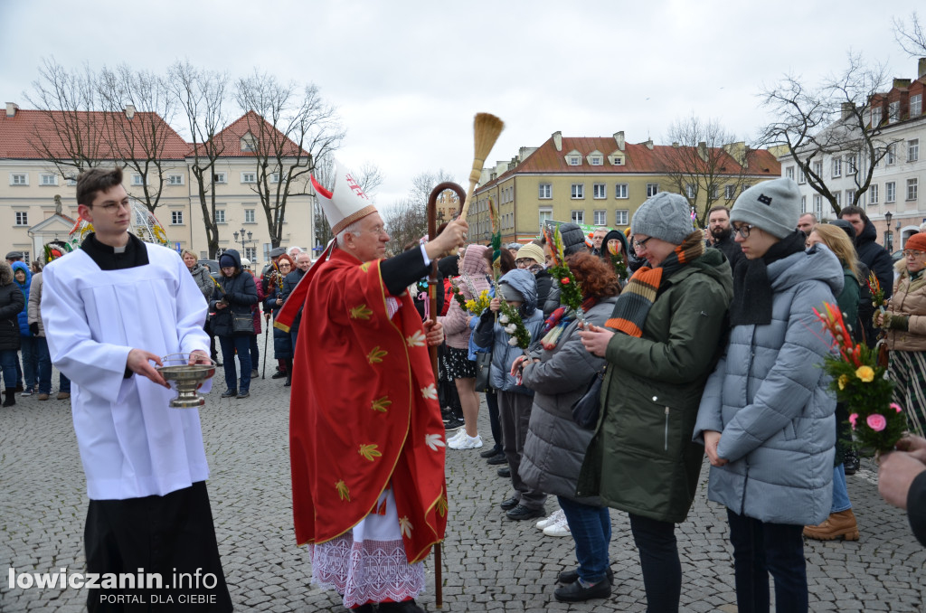 Niedziela Palmowa na Starym Rynku w Łowiczu