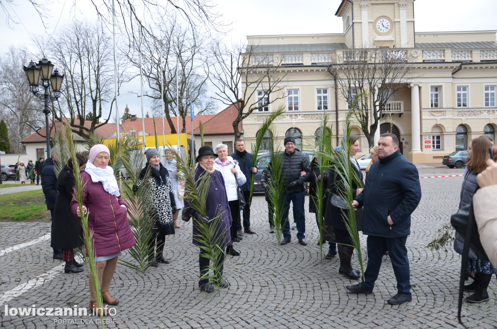 Niedziela Palmowa na Starym Rynku w Łowiczu