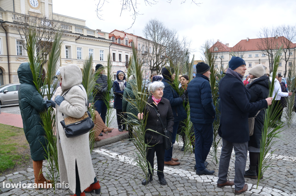 Niedziela Palmowa na Starym Rynku w Łowiczu