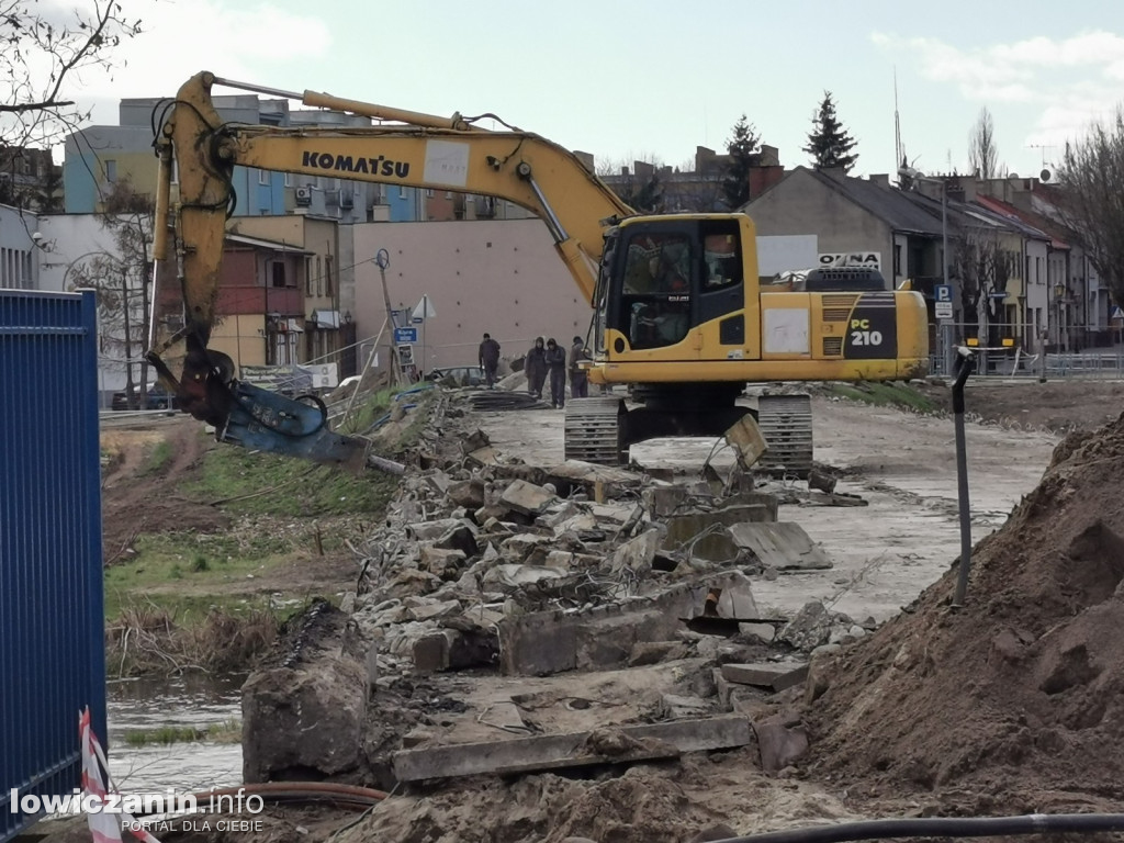 Prace na moście w ul. Mostowej
