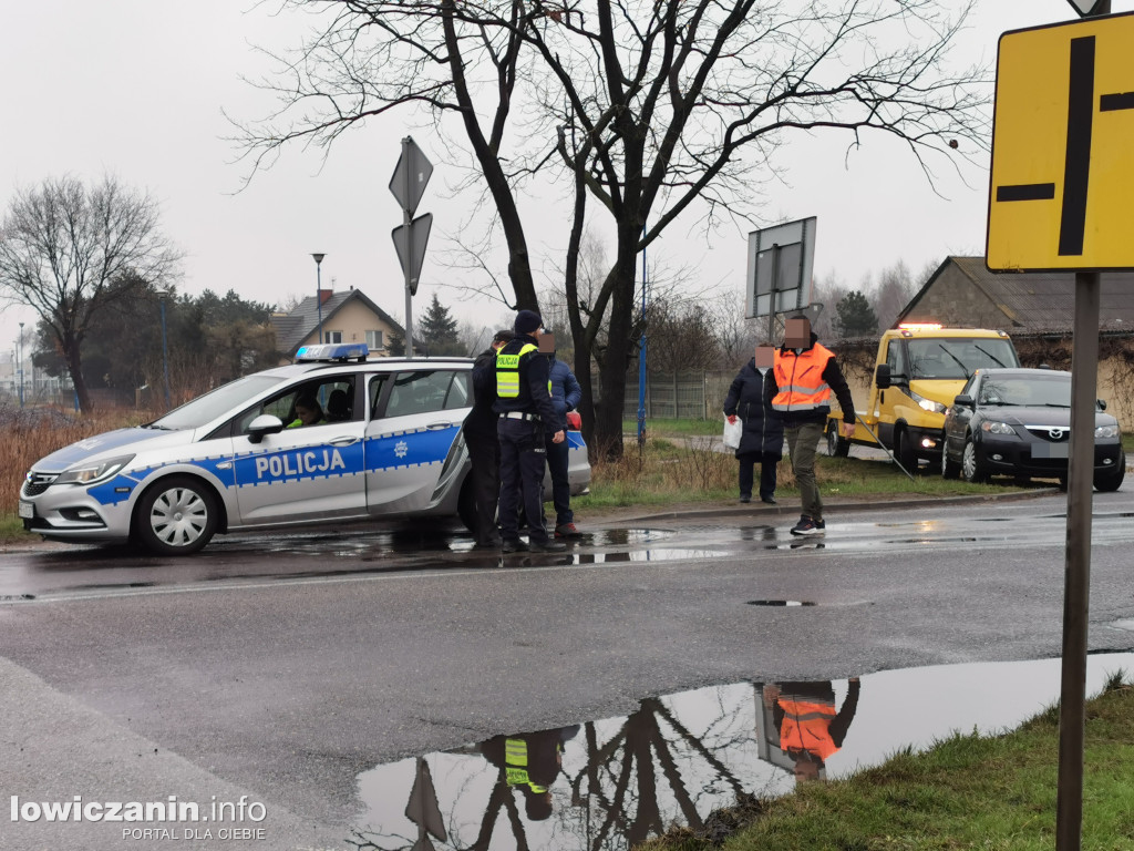 Wypadek w rejonie skrzyżowania ul. Blich i Zamkowej